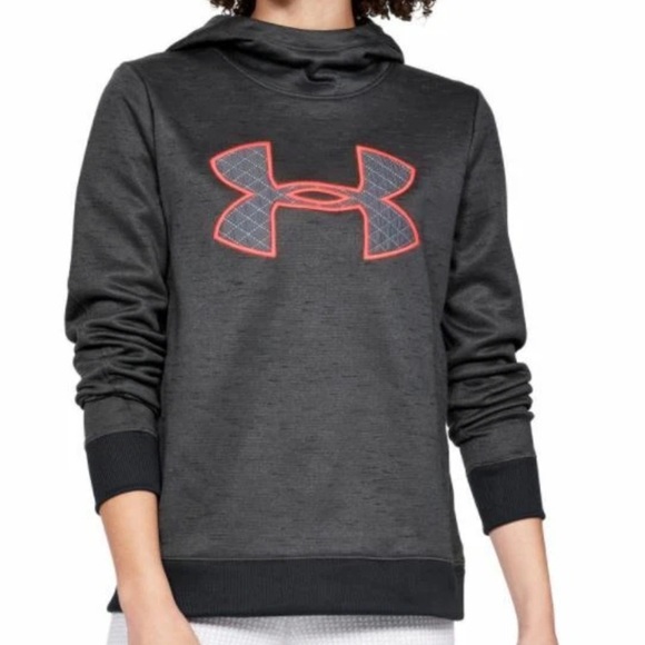 NWT Under Armour Fleece Big Logo Athletic Hoodie - Picture 1 of 12